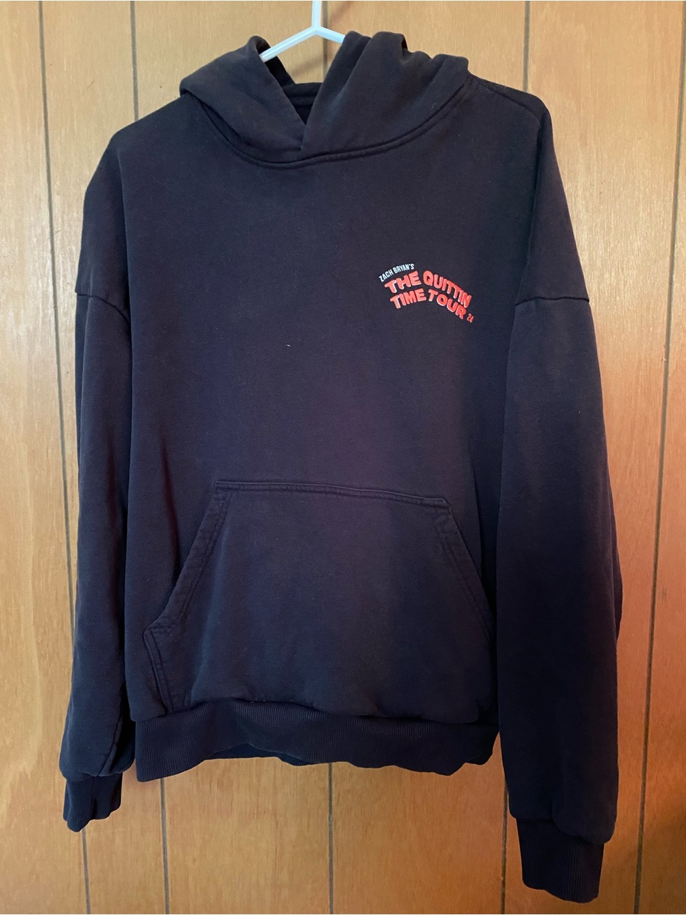 Zachary Bryan The Quitting Time Tour Hoodie Med